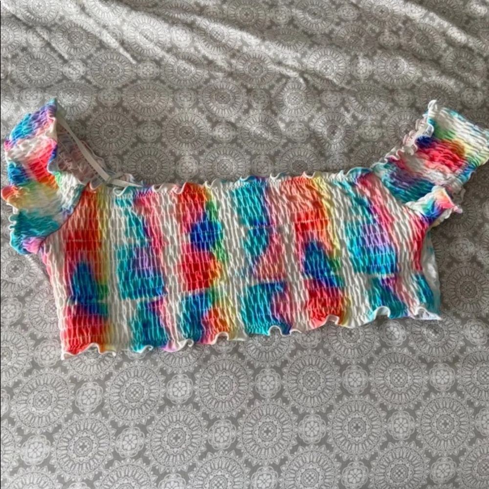 VS PINK tie dye swimsuit top